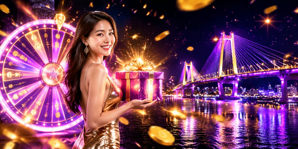 Cảnh quầy cược trong lễ hội tại Cần Thơ với ánh đèn neon sinh động