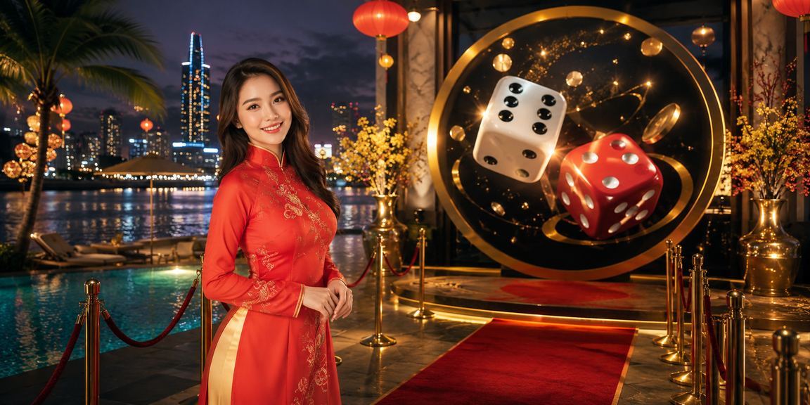 Trò chơi tài xỉu truyền thống tại Sài Gòn với trang phục áo dài và không khí giải trí